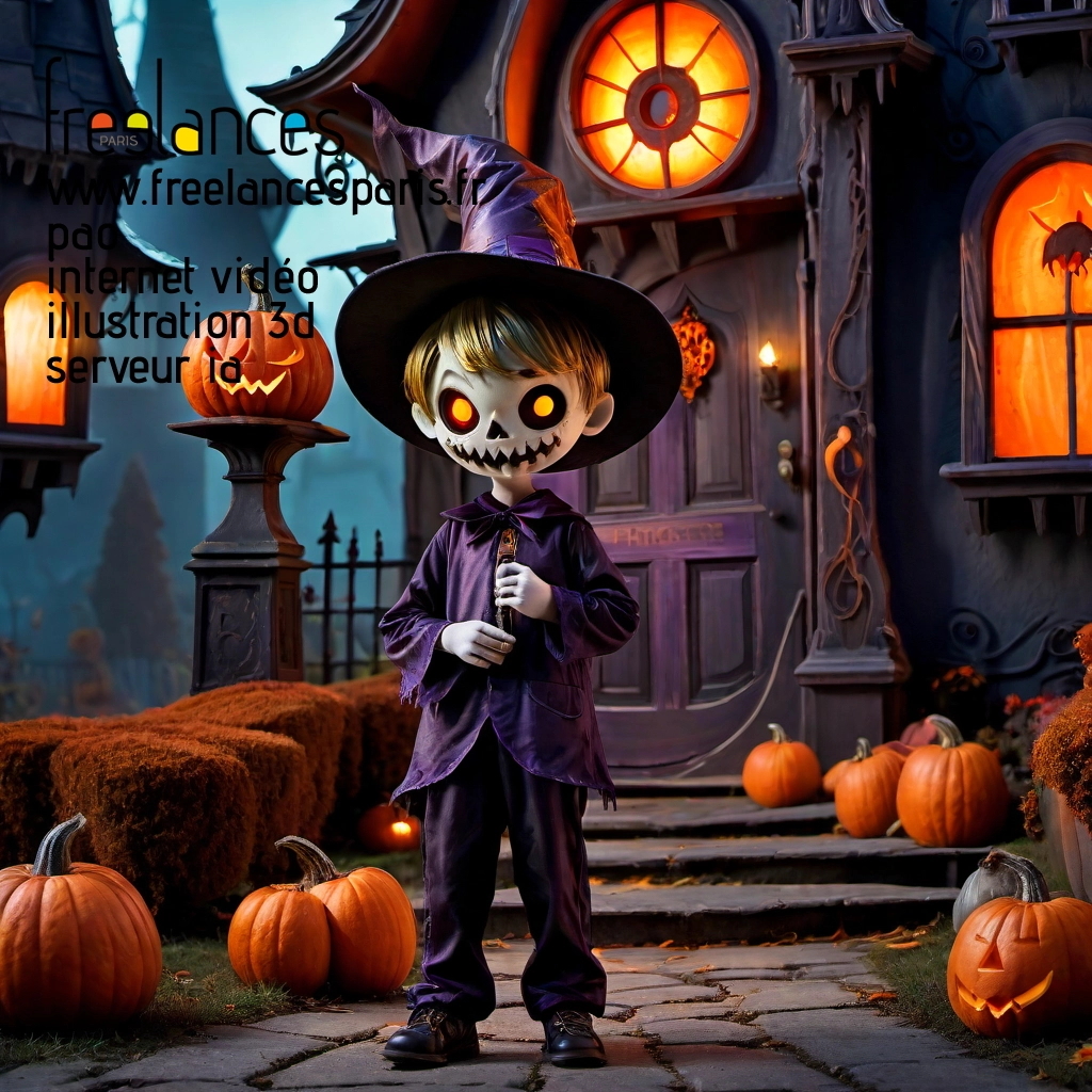 Pao mise en page internet vidéo illustration 3d serveur IA générative AI freelance paris studio de création magazines rj8uh7k0